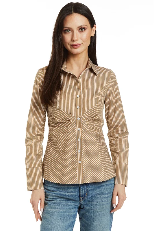 Unmissable Offer Maria Top in Tan FINAL SALE