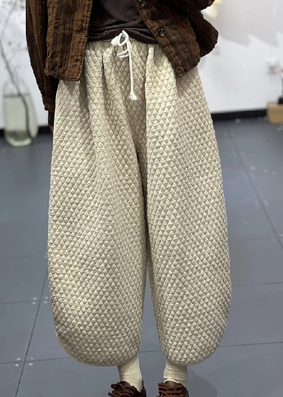 Weekend Shopping Bliss Boutique Casual Apricot Elastic Waist Fine Cotton Filled Wide Leg Pants Winter Weekend Shopping Bliss Boutique Casual Apricot Elastic Waist Fine Cotton Filled Wide Leg Pants Winter