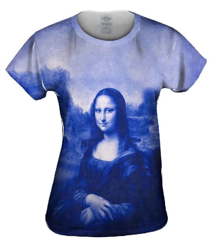 Overstock Sale Pop Art - "Da Vinci Mona Lisa Navy" (1517)