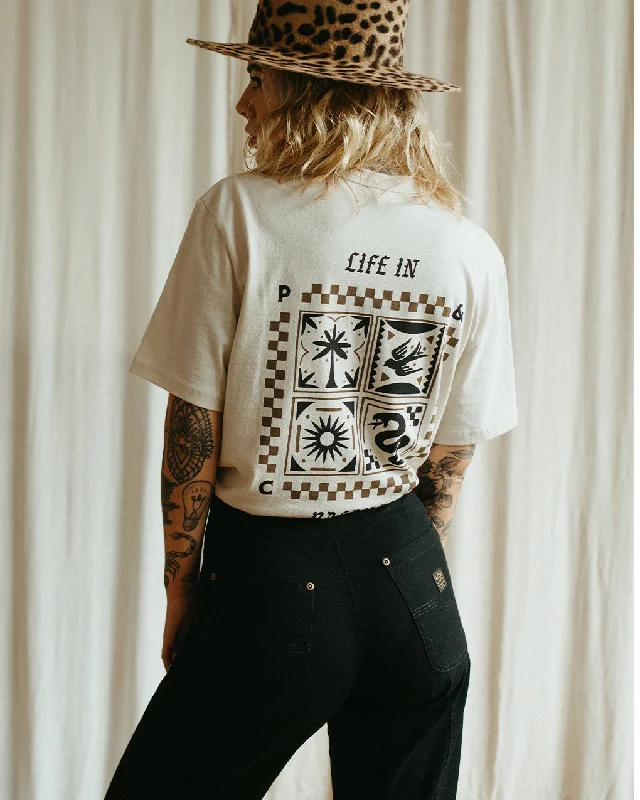 Weekend Offers That Amaze Life in Balance T-Shirt - Bone