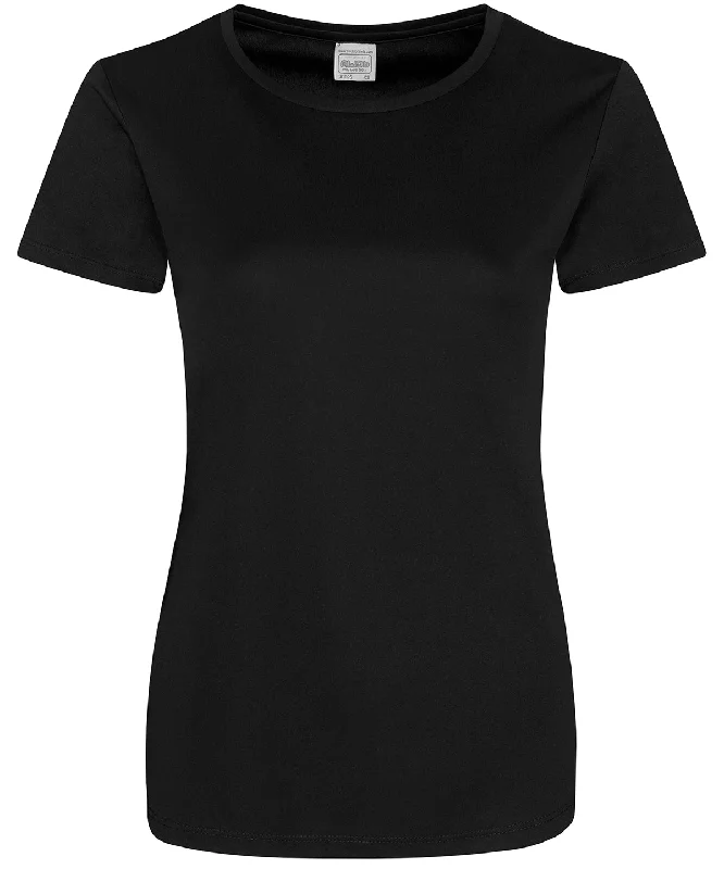 Online Only Womens cool smooth T | Jet Black