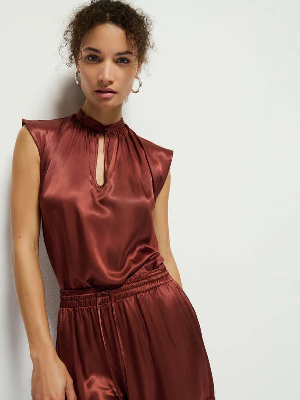 Warehouse Sale Jeanne Top ~ Cinnamon