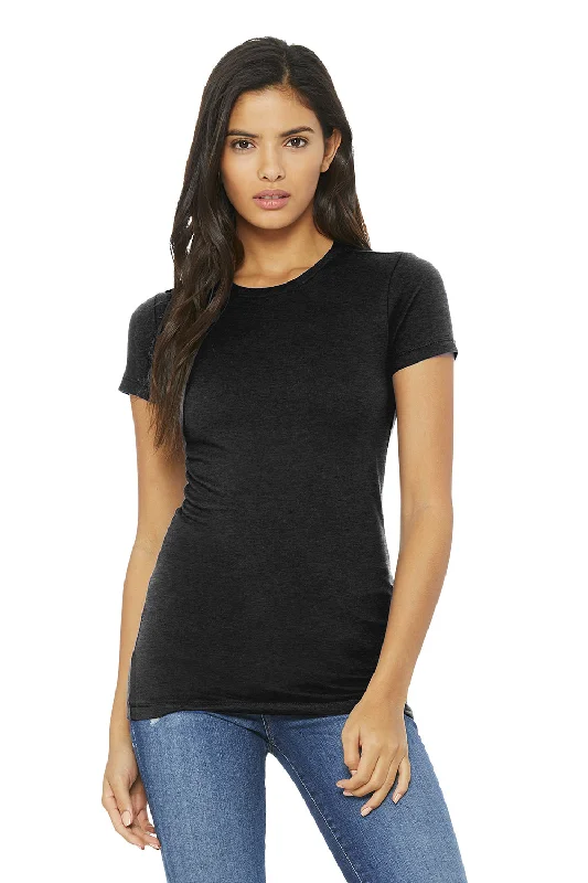 Mega Sale Bella + Canvas Womens The Favorite Short Sleeve Crewneck T-Shirt - Heather Black