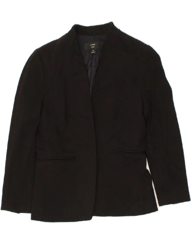 Extra Discount J. CREW Womens 365 Open Blazer Jacket US 2 XS Black Viscose