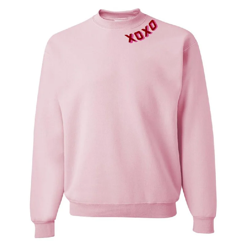 Year-End Sale XOXO Shadow Block Crewneck Sweatshirt