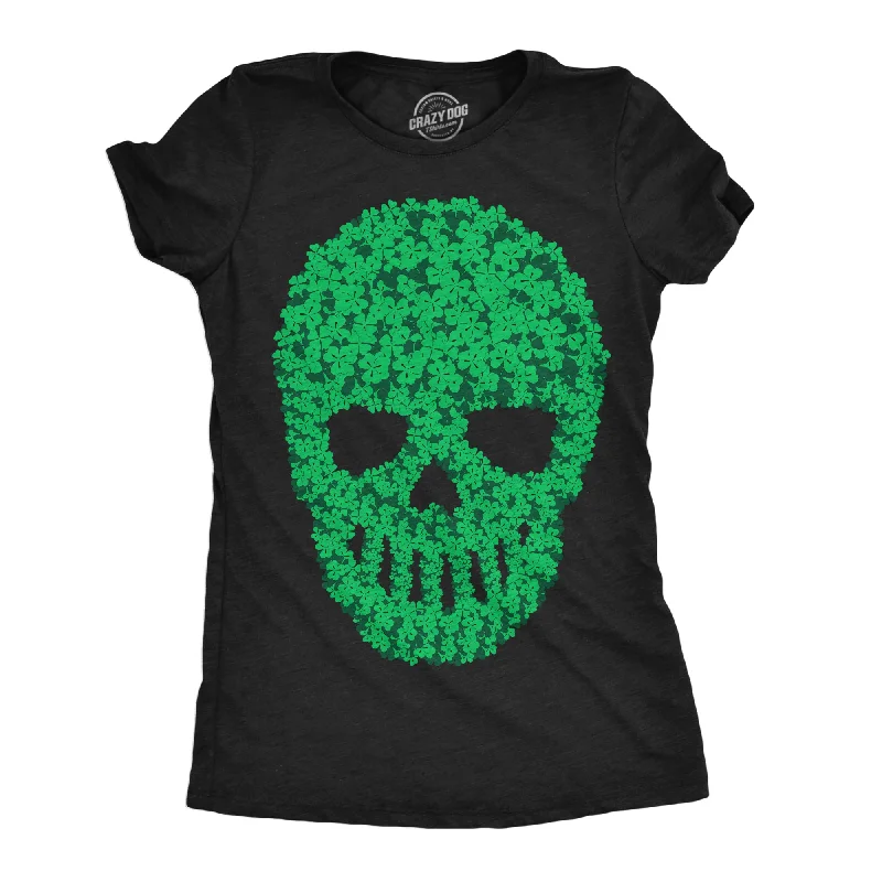 Shop and Save Skull Of Clovers Women's T Shirt