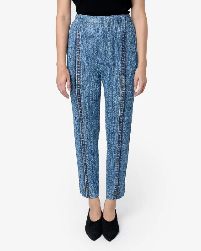 Weekend Shopping Made Better "Denim" Pants in Denim Blue