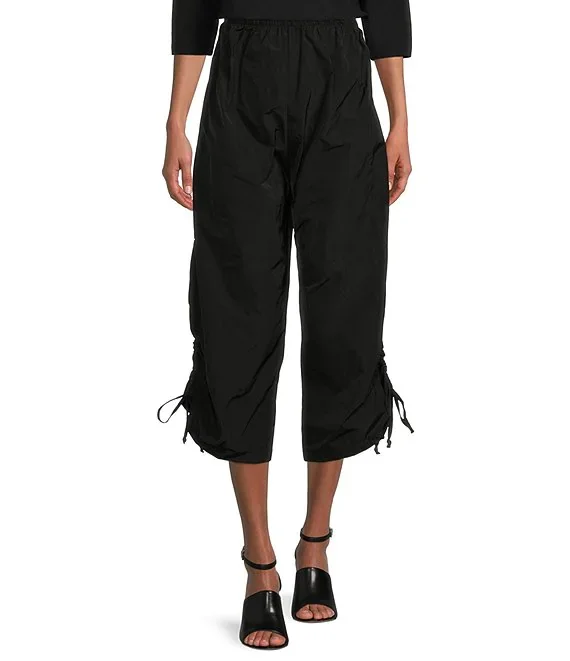 Savings Galore Bryn Walker, 78968 Side-Ruched Pant, Memory Crunch, Black