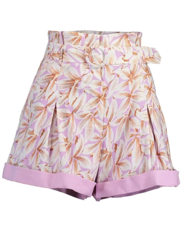 Deal Zone Lillian Floral Linen Shorts