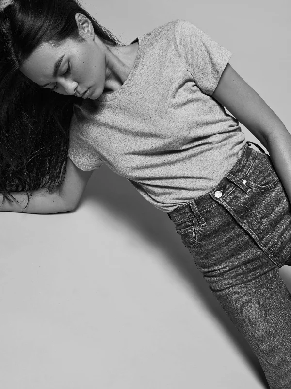 Weekend Savings Sensation Goldie Tee - Heather Grey