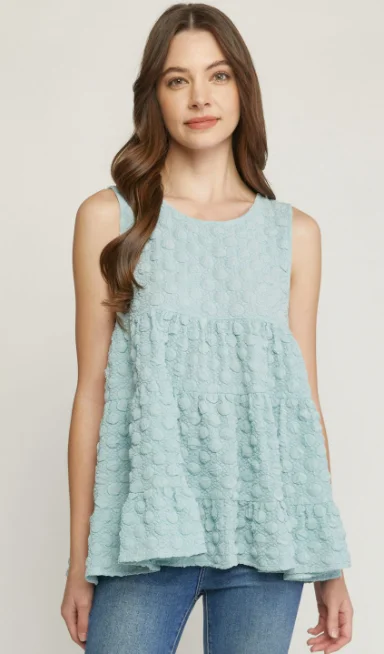 Closeout Deal Bubble Tank-Seafoam