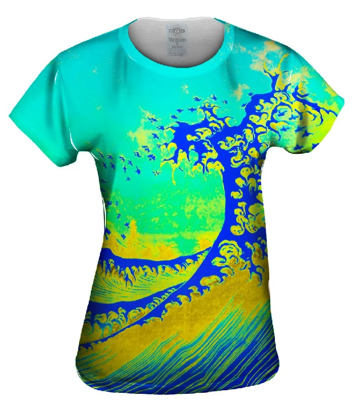 Exclusive Offers Pop Art Hokusai - "The Great Wave Blue Yellow" (1830)