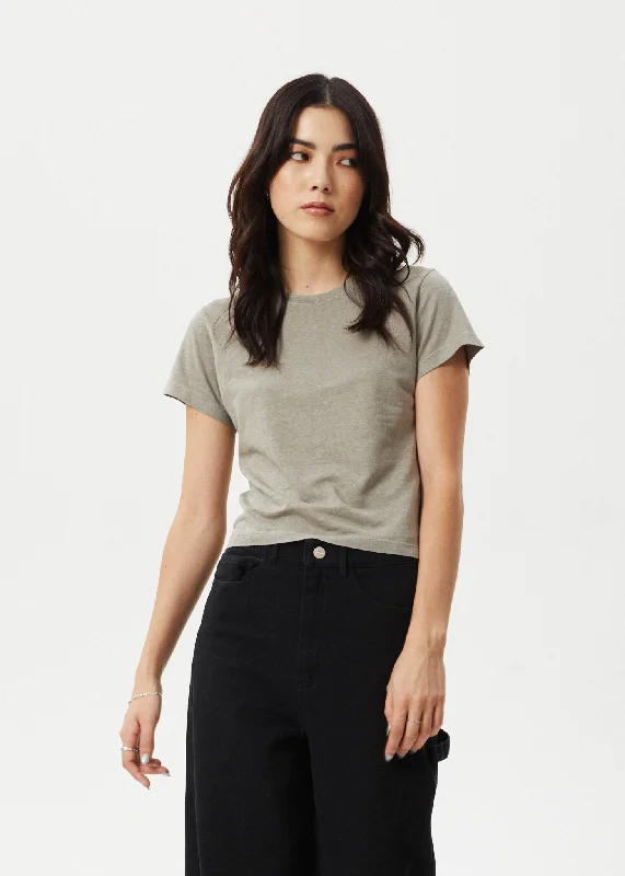Weekend Savings Sensation AFENDS Womens Carmen - Baby Tee - Olive