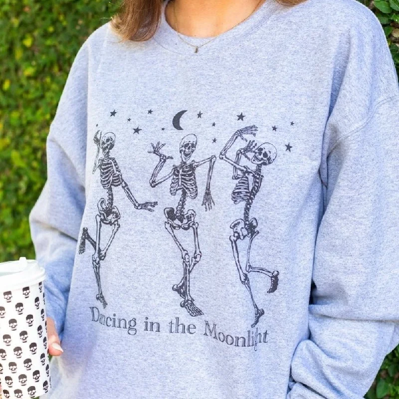 Final Clearance 'Dancing In The Moonlight' Crewneck Sweatshirt