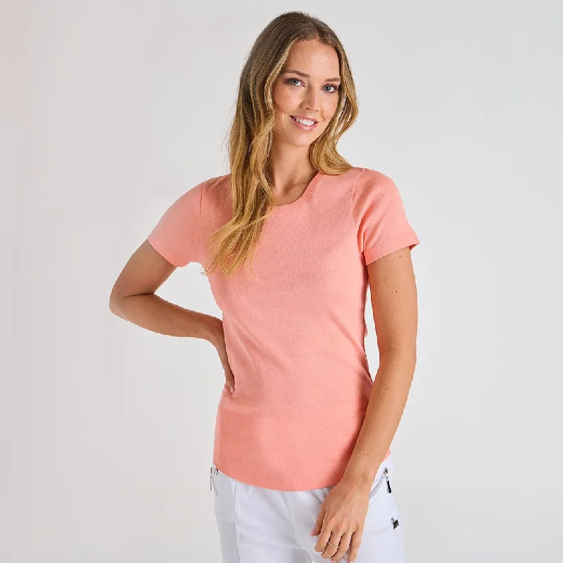 Deal Alert Ladies Desert Flower Crew Neck T-Shirt