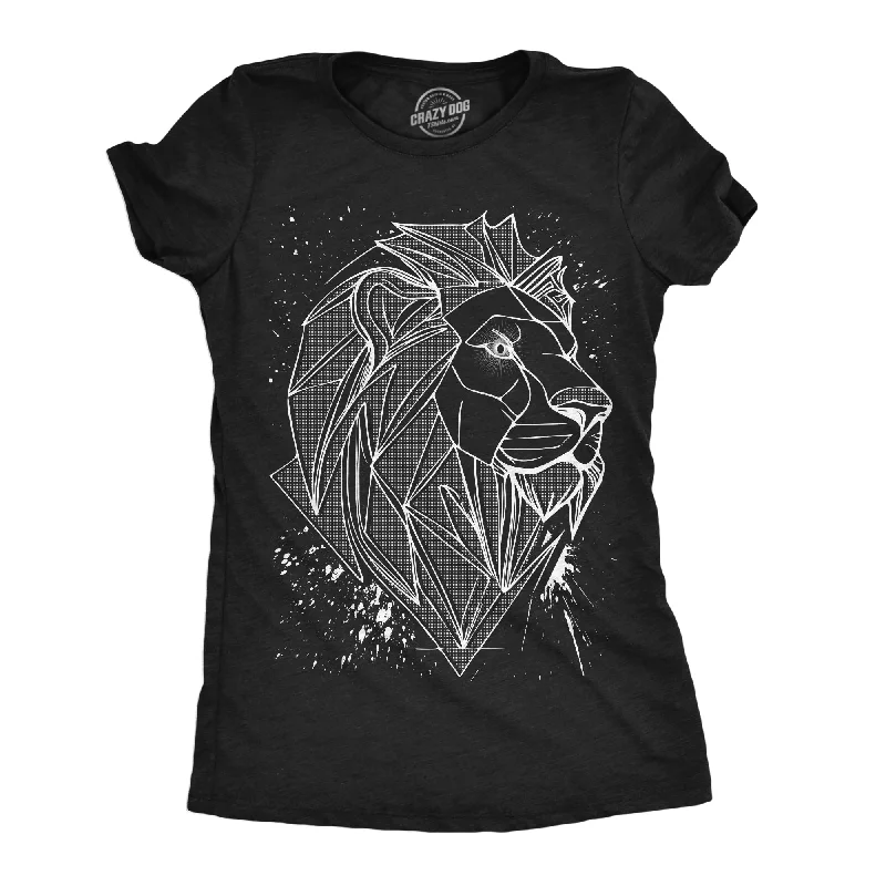 Factory Direct Sale 3D Lion Women's T Shirt