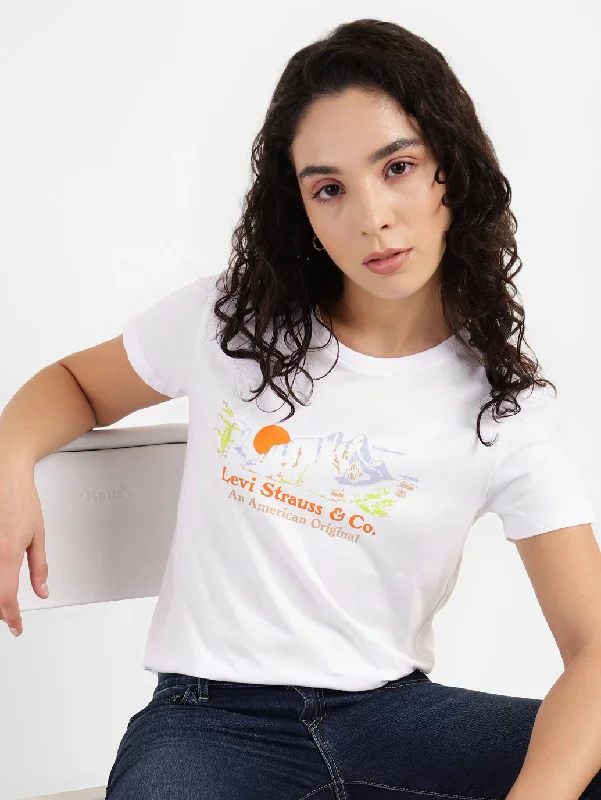 Limited Availability Women's Graphic Crew Neck  T-shirt