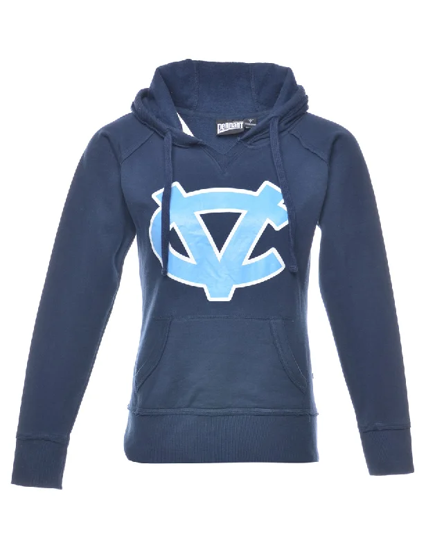 Extra Discounts Navy Printed Hoodie - S