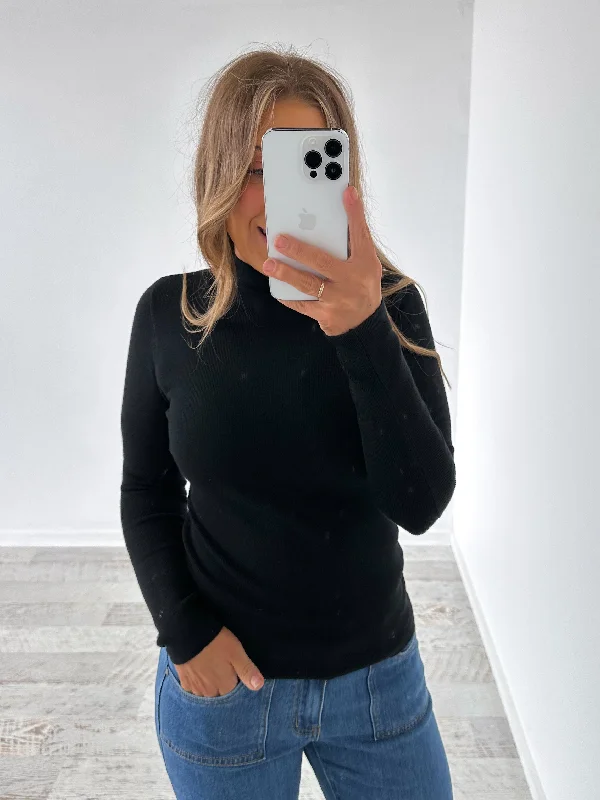 Grand Opening Sale Kym Knit Top - Black