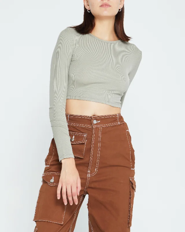 Weekend Bargains to Celebrate Weekend Cropped Longsleeve