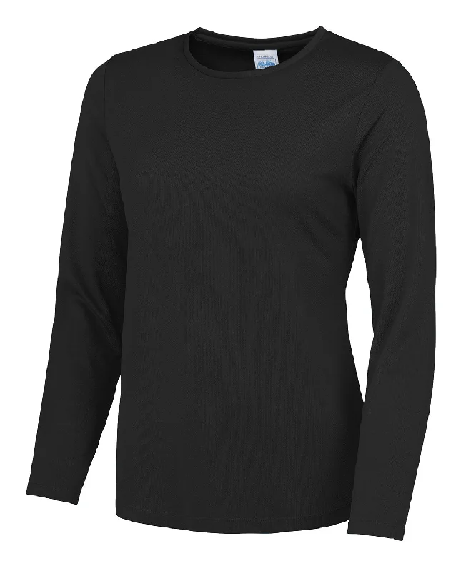 Sale Event Womens long sleeve cool T | Jet Black