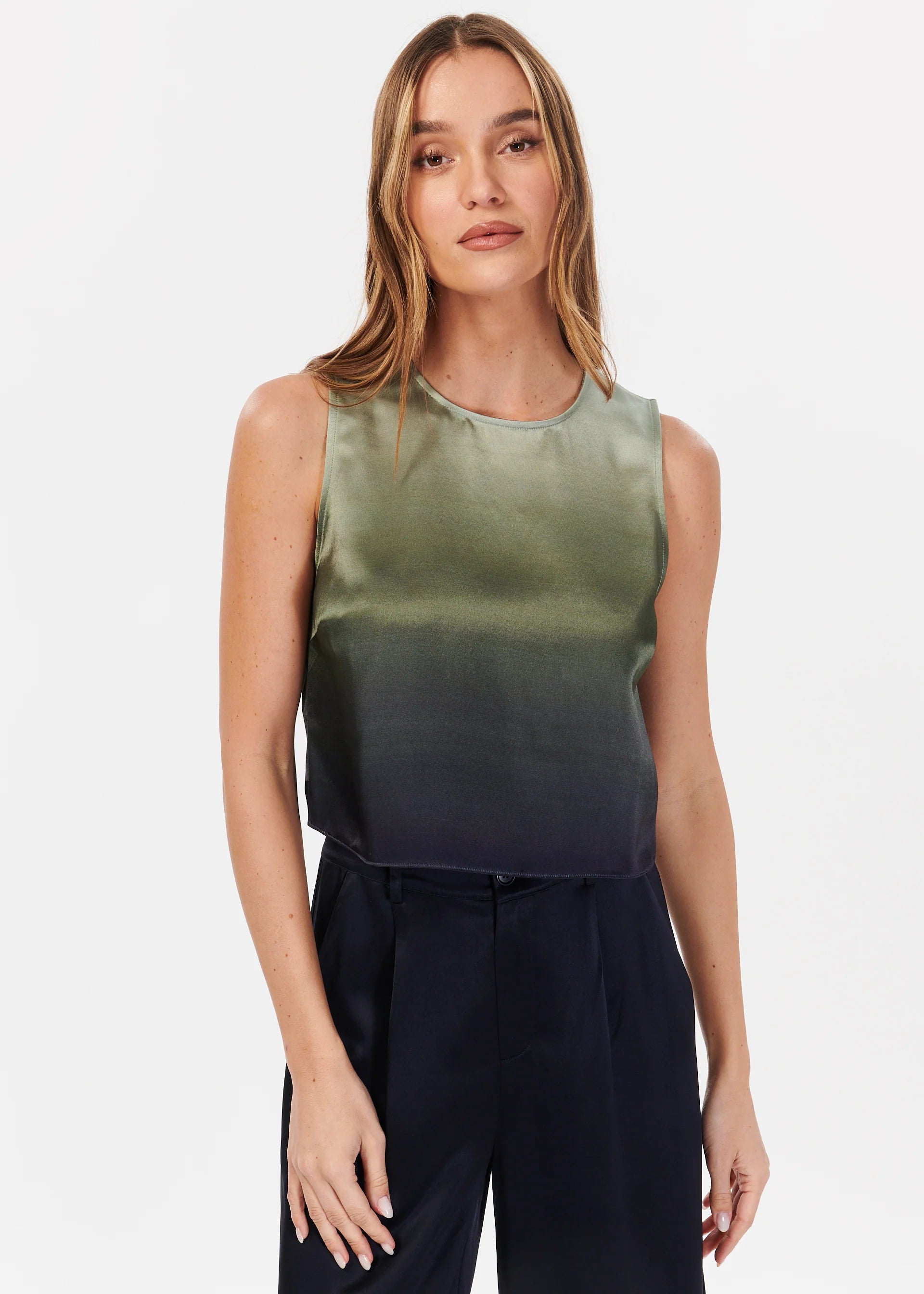 Midnight Sale Romilly Cropped Top ~ Caspian Ombre
