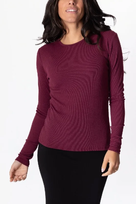 Don't Delay RENEE TEE (WINE)