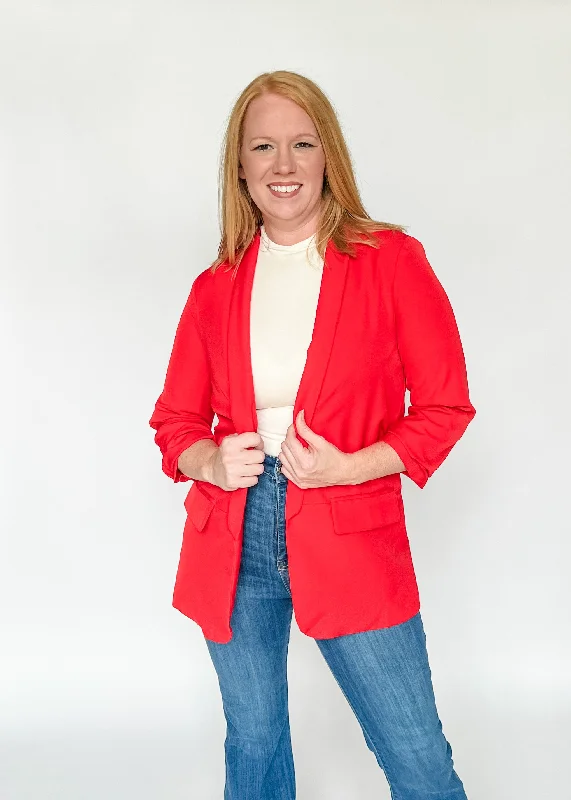 Price Break The Penthouse Blazer - Red