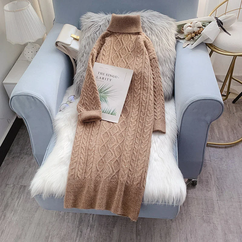 Crazy Deal High neck long style with coat and woolen dress  4926
