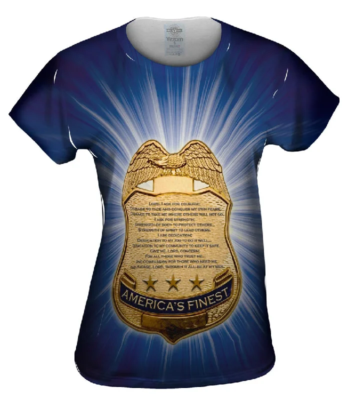 Celebrate the Weekend with Discounts Police Prayer Badge