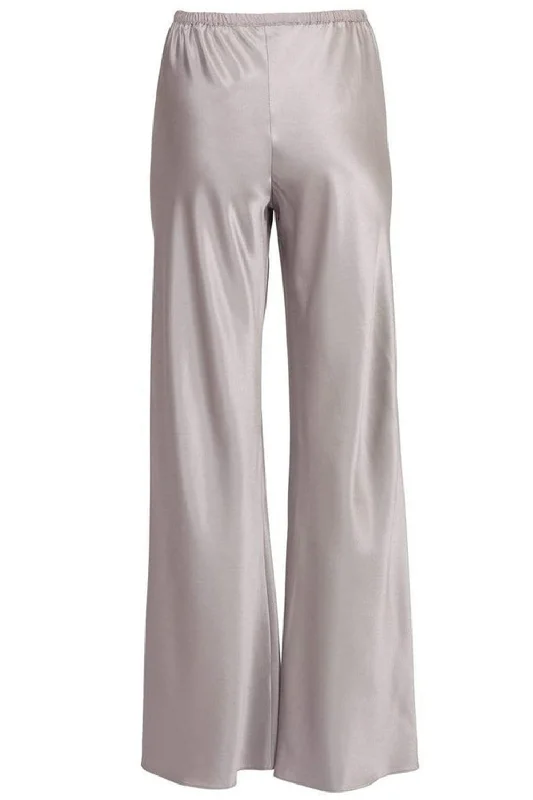 Value Deals Bias Wide Leg Pant - Silver