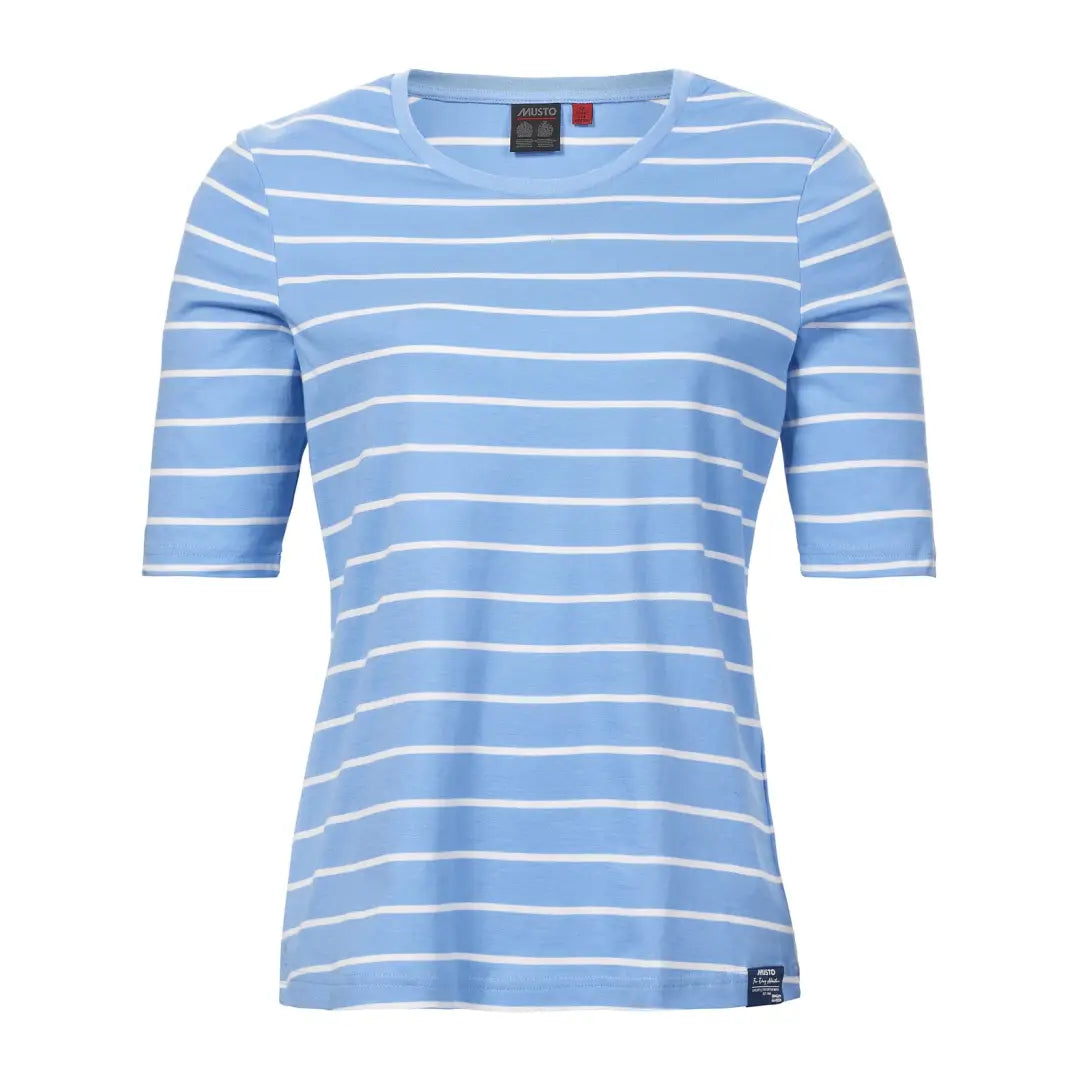 Deal Dash Musto Womens Marina Stripe Short Sleeve T-Shirt