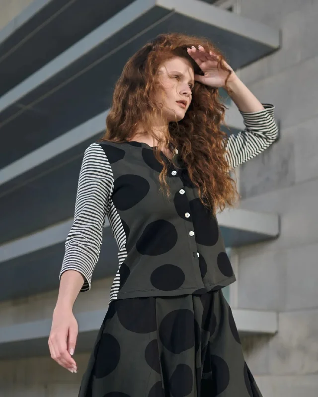 Extra Savings Urban Mononoke Cardigan Top, Stripes