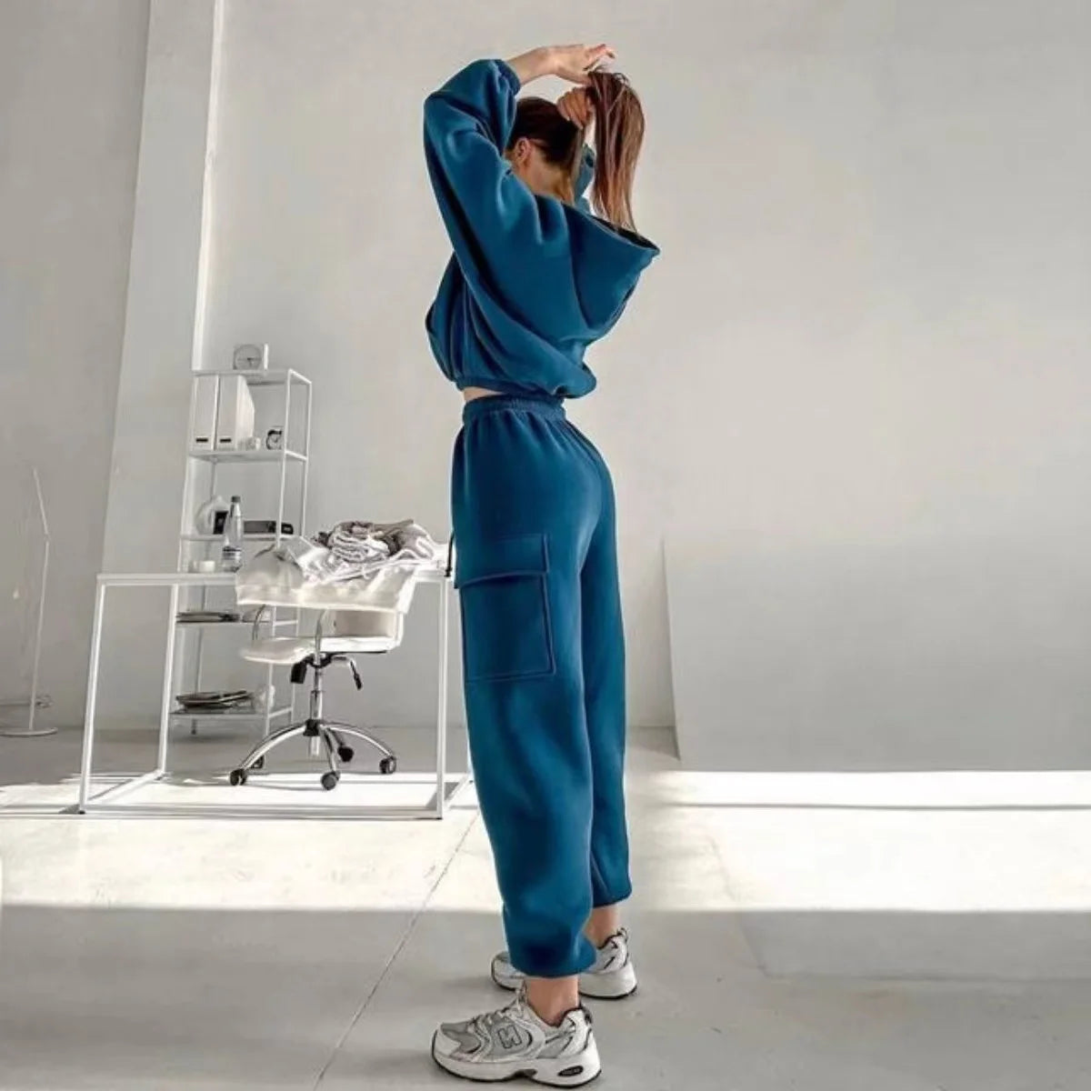 Exclusive Offers Autumn Pants Set Clothes Two Pieces Sweatshirts Trousers Elegant Hoody