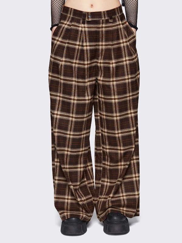 TIME-Limited Offer Hari Plaid Grandpa Pants