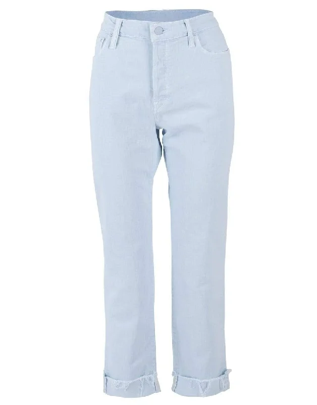 Limited Time Baby Blue The Scrapper Ankle Fray Jean