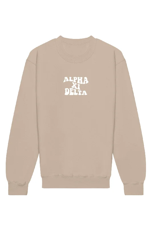 New Deal Alpha Xi Delta Sister Sister Crewneck Sweatshirt