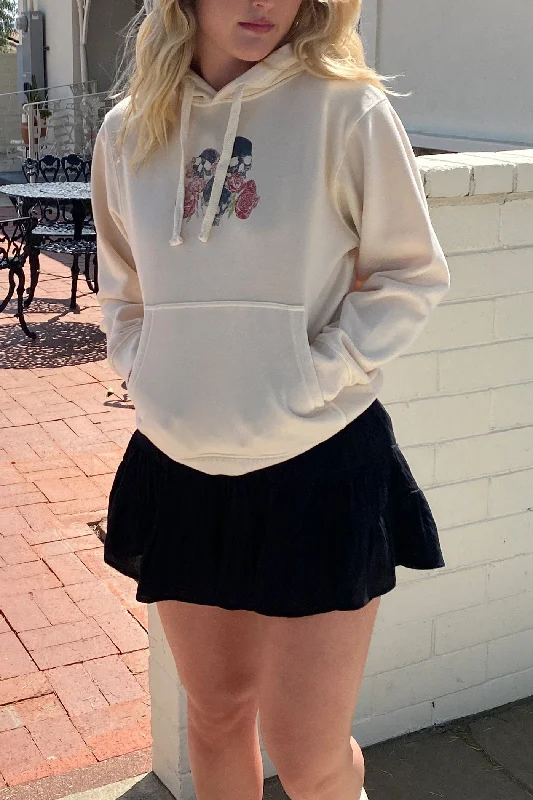 Steals and Deals Skull & Roses Graphic Hoodie