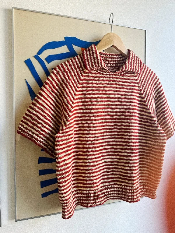 Weekend Discounts to Grab Stripe Overload Polo Tee by Spektakelstrik, No 14 knitting kit