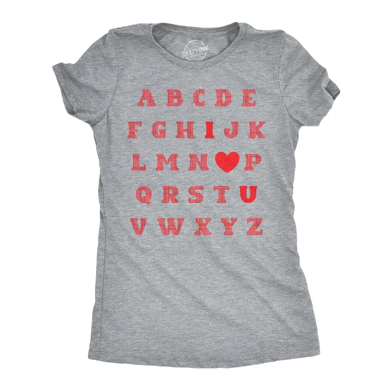 Don't Wait Valentine Alphabet Women's T Shirt