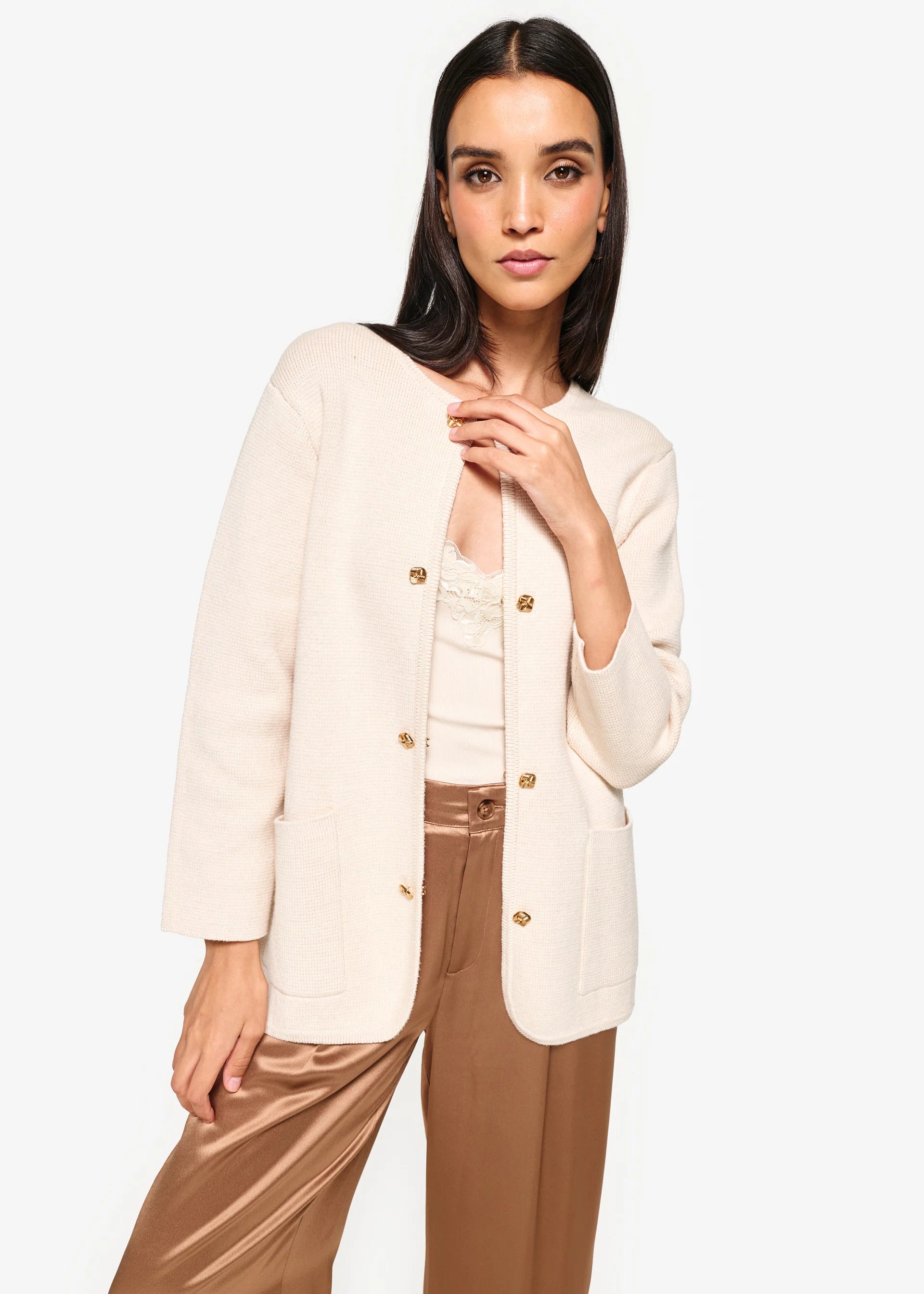 Don’t Miss Out Allen Cardigan ~ Oat