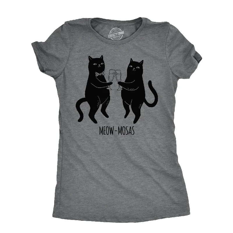 Overstock Clearance Meow Mosas Women's T Shirt