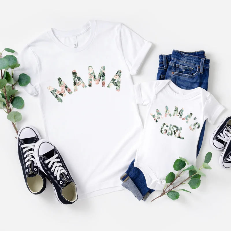 Big Savings Mama & Mama's Girl Floral Matching T-Shirts/Vest (MRK X)