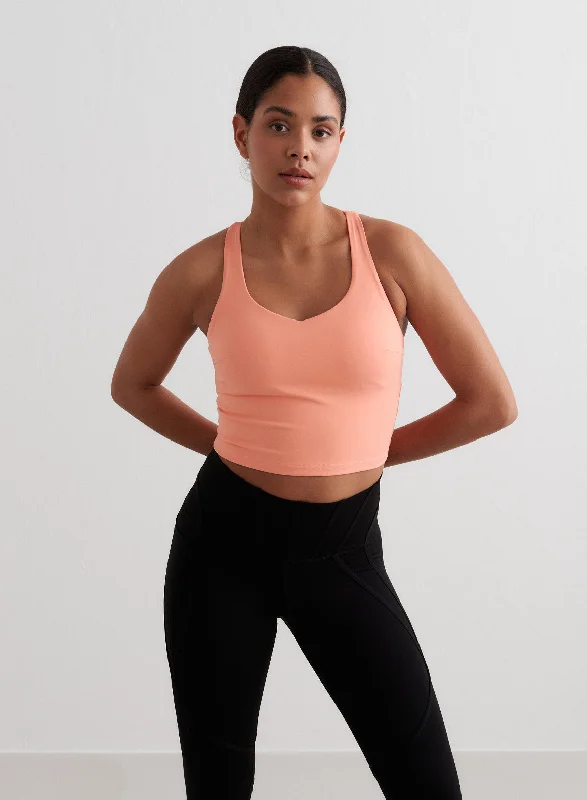 Year-End Clearance Apricot Sculpting Strappy Bralette
