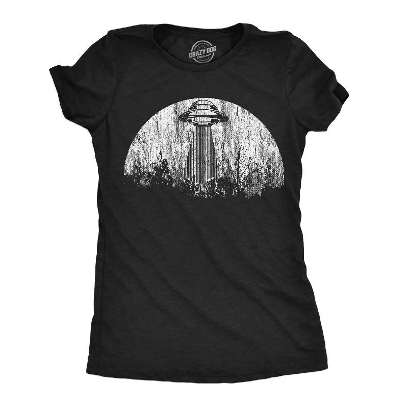 Hurry In Moon UFO Women's T Shirt