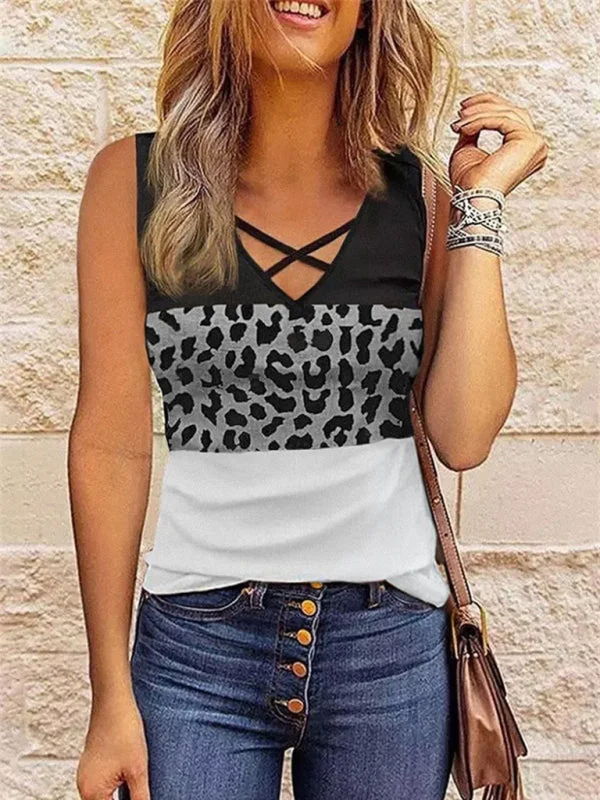 Lowest Price Women's Crisscross Front Strap Tank Top