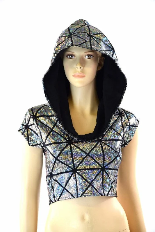 Today’s Deal Cracked Tiles Crop Hoodie