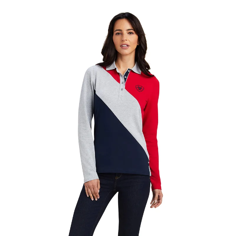 Weekend Savings Delight Ariat Ladies Taryn Long Sleeve Polo