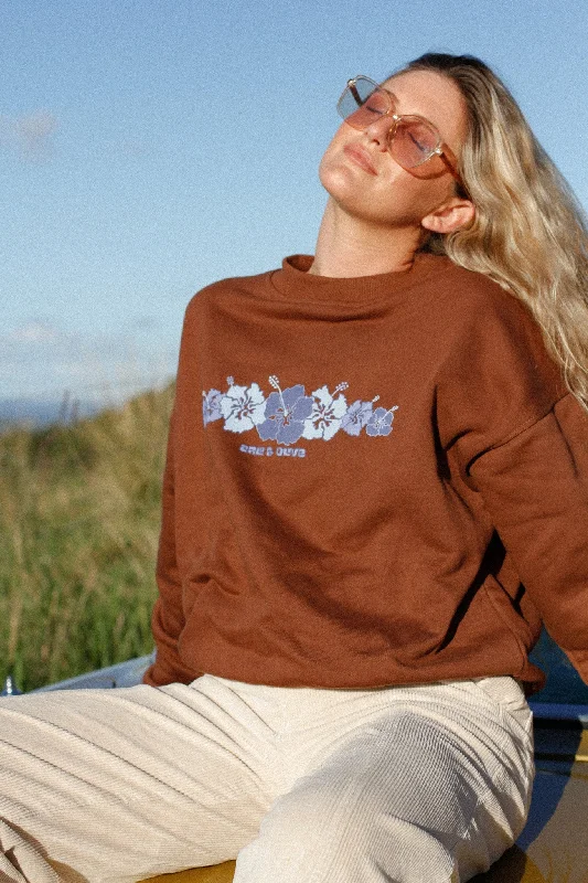 Savings Event COCOA BLOOM CREW NECK JUMPER