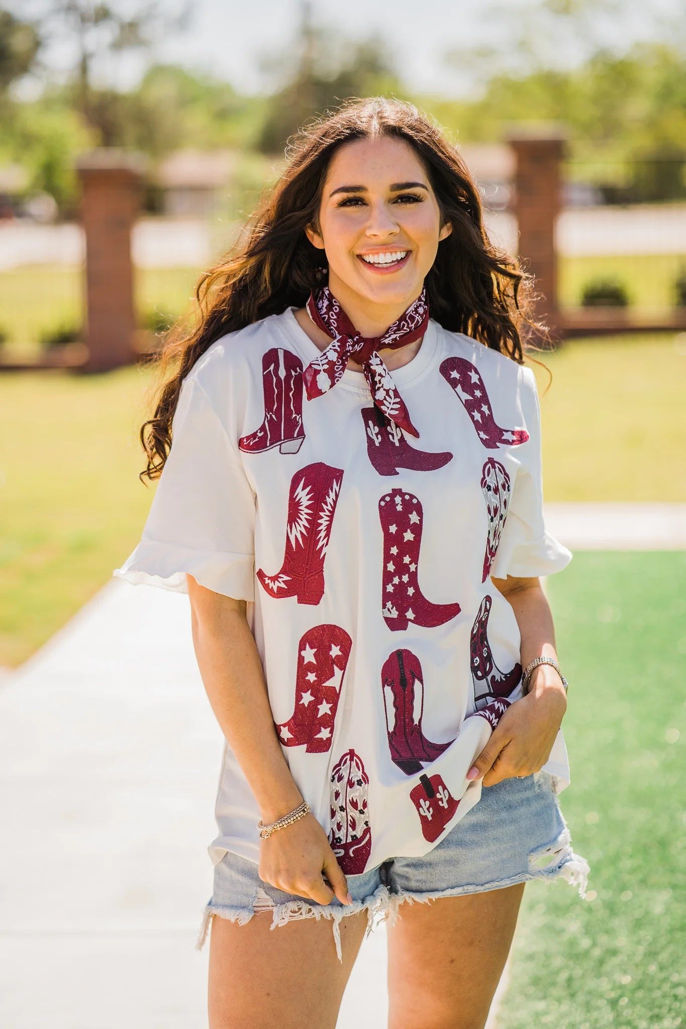 Weekend Savings Spree Walk The Line Maroon Top